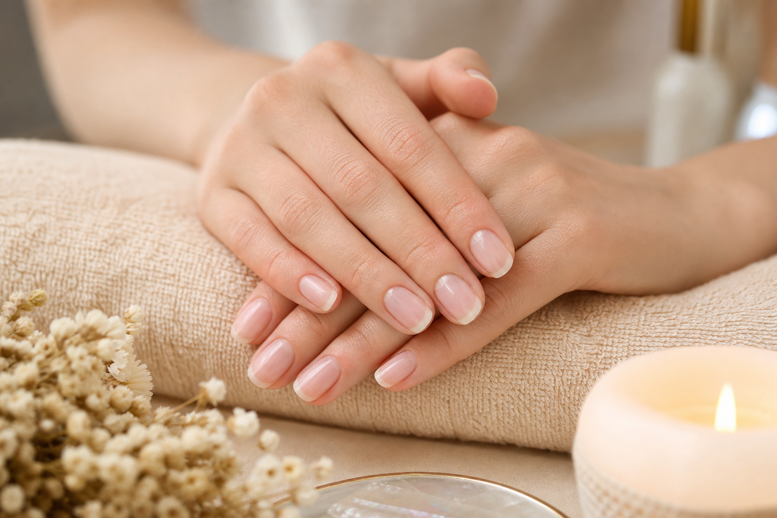 Silk wrap nail treatment